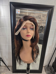 Glueless Low Density Lace Frontal Wig 22in - Highlights