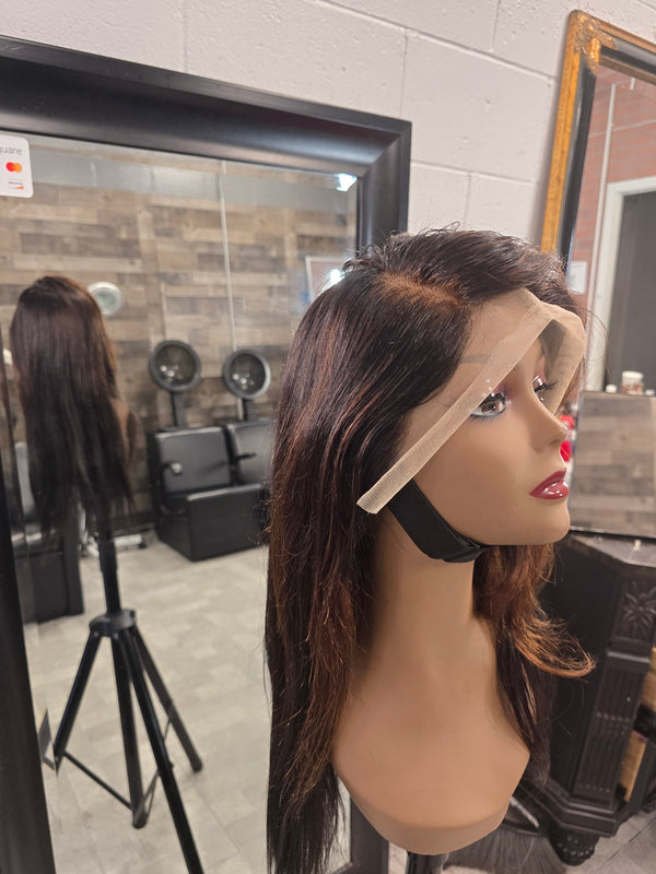 Glueless Low Density Lace Frontal Wig 22in - Highlights