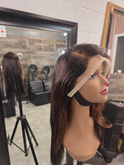Glueless Low Density Lace Frontal Wig 22in - Highlights