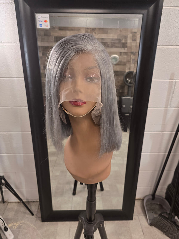 Glueless Lace Frontal -grey