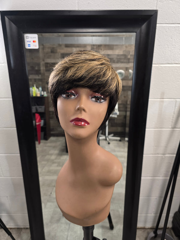 Human Hair Pixie -1b27