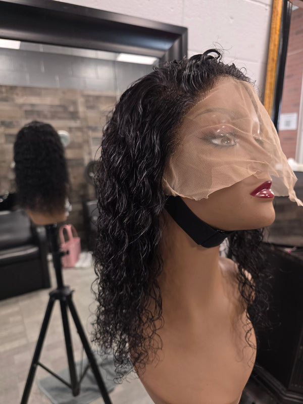 Glueless Lace Frontal Deep wave 18in -natural