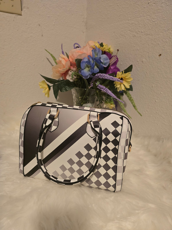 Black & White Small Duffel